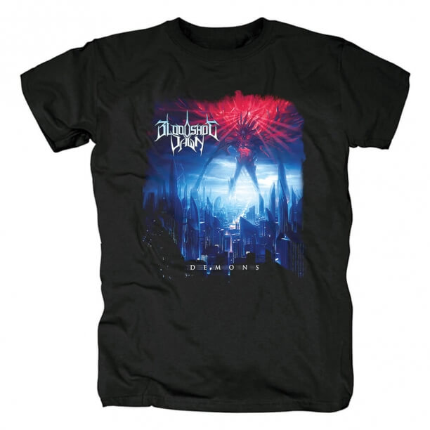 Uk Bloodshot Dawn Demons T-Shirt Metal Graphic Tees
