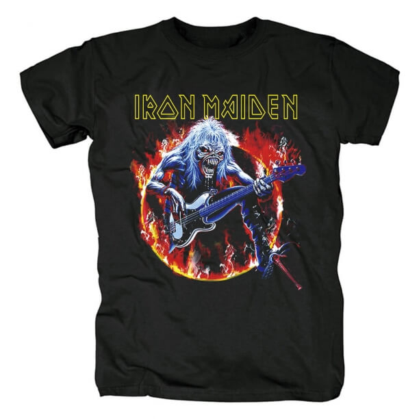 Uk Devil Rock Graphic Tees Personlig Iron Maiden T-shirt