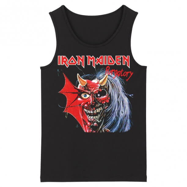Uk Iron Maiden Tank Tops Metal Sleeveless Graphic Tees