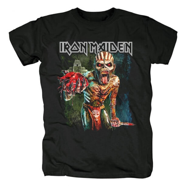 Uk Metal Rock Graphic Tees Vintage Iron Maiden Band T-shirt