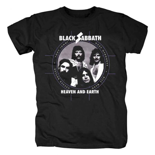 Tricou Vintage Sabbath Negru Metal Rock Tees