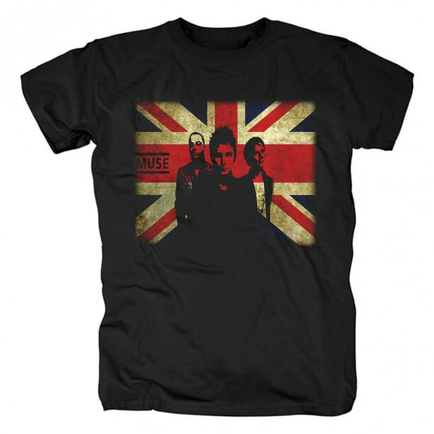 Uk Muse T-Shirt Metal Rock Band Grafiske T-shirts