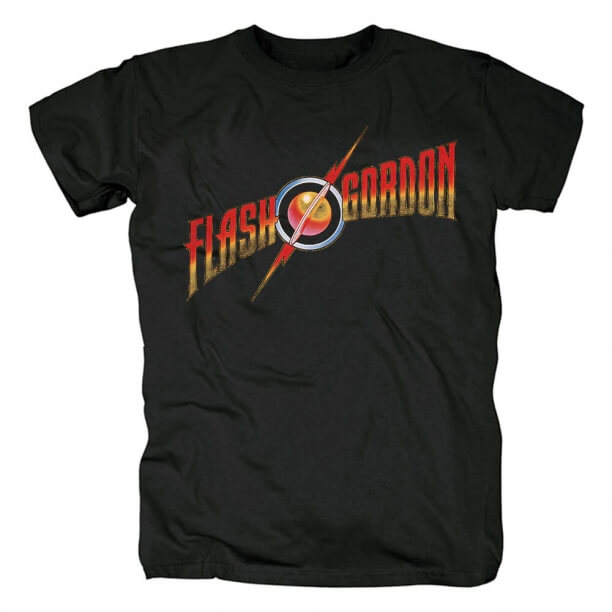 T-Shirt Uk Rock Band Tees Queen Flash Gordon