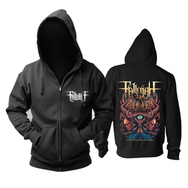 독특한 Fallujah Hoody Hard Rock Metal 음악 까마귀