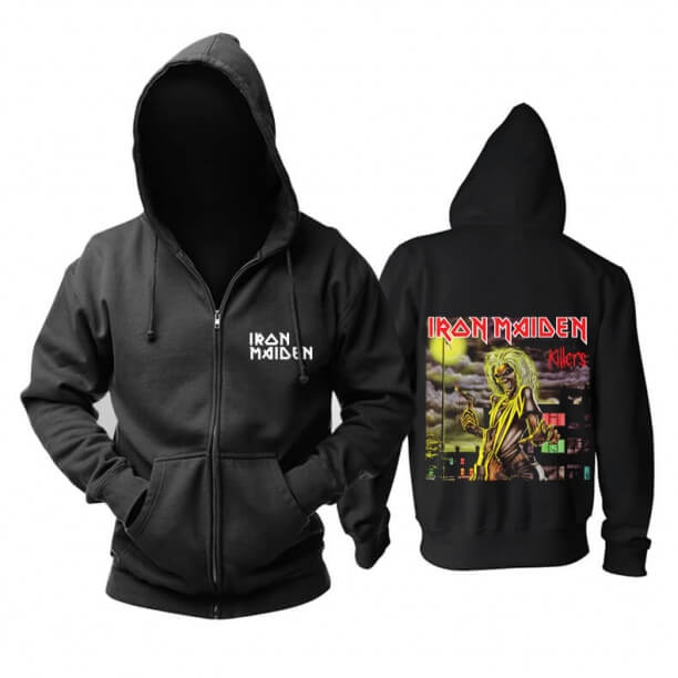 Benzersiz Demir Kızlık Hoody Birleşik Krallık Metal Rock Hoodie