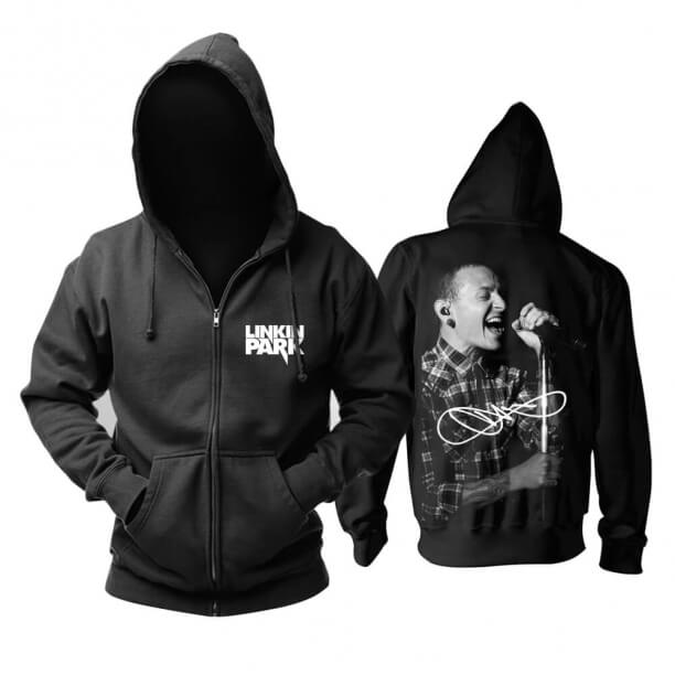 Benzersiz Linkin Park Chester Bennington Hoodie Müzik Tişörtü