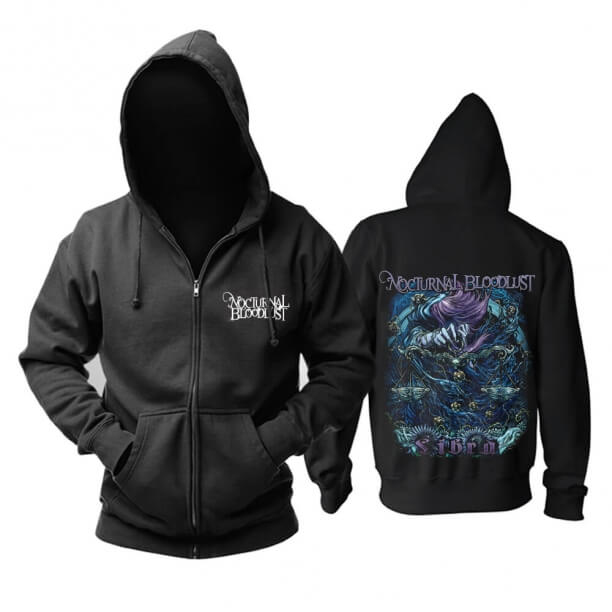 Unique Nocturnal Bloodlust Hoody Japan Metal Rock Hoodie