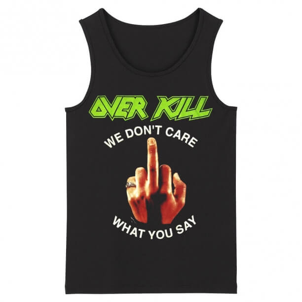 Unique Overkill Sleeveless Tee Shirts Us Metal Rock Tank Tops