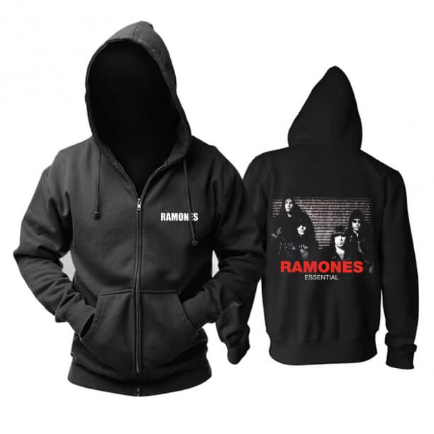 Felpa con cappuccio Ramones Hoody Us Hard Rock Punk Rock Band unica