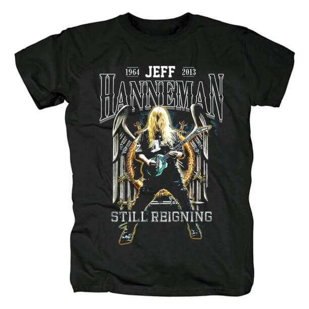 Maglietta unica Slayer Hanneman Eagle T-Shirt Us Metal Punk Rock T-Shirt