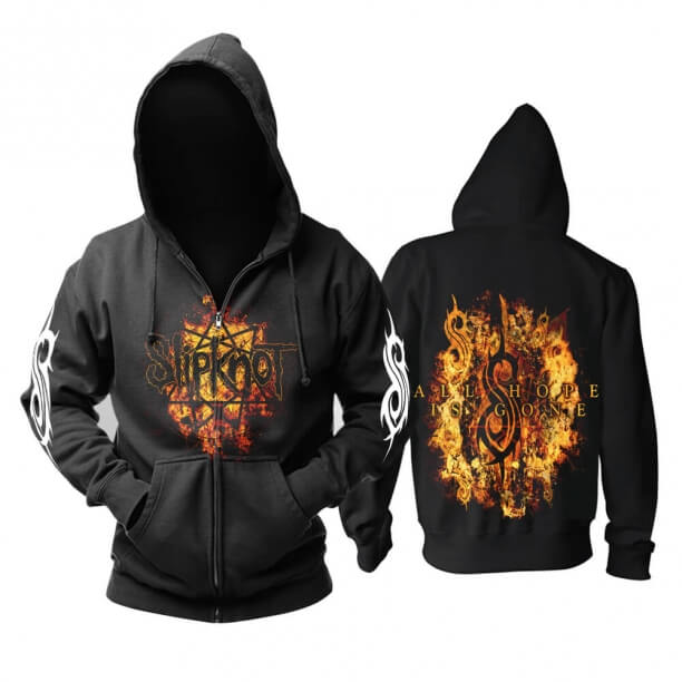 Benzersiz Slipknot Kapüşonlu Tişörtü Bize Metal Rock Grubu Hoodie