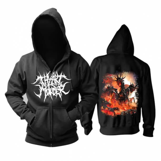 Unique Thy Art Is Murder Hate Hooded Sweatshirts Metal Music Band Hoodie