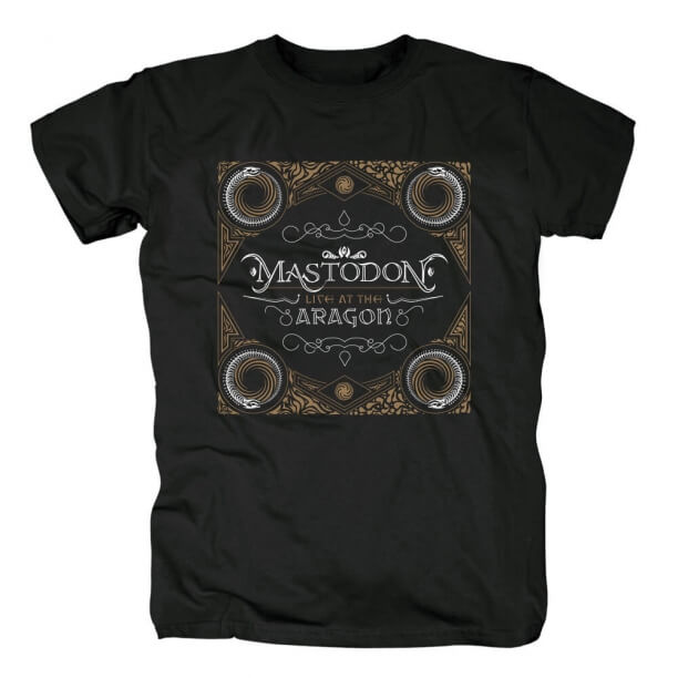 Único nós Mastodon vivo no t-shirt do metal do t-shirt de Aragon