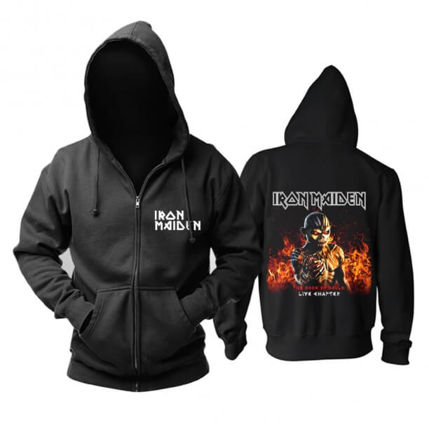 Cămașă de mână metalică cu bandă de bumbac Iron Maiden cu tricou