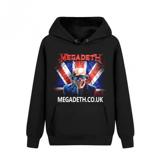 アメリカMegadeth Hoodieメタルミュージックスウェットシャツ