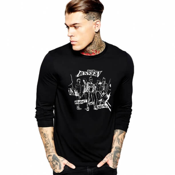 The Unseen Long Sleeve T-Shirt Rock Heavy Metal Tee