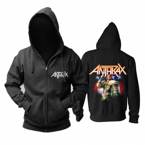 Us Anthrax Hoodie Hard Rock Metal Punk Rock Sweat Shirt