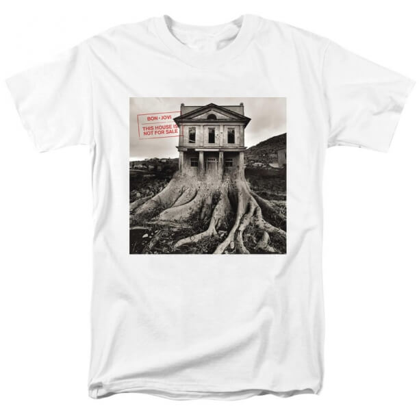 Nós Bon Jovi Esta Casa Não Está à Venda T-Shirt Rock Graphic Tees