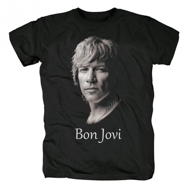 Us Bon Jovi T-Shirt Rock Graphic Tees