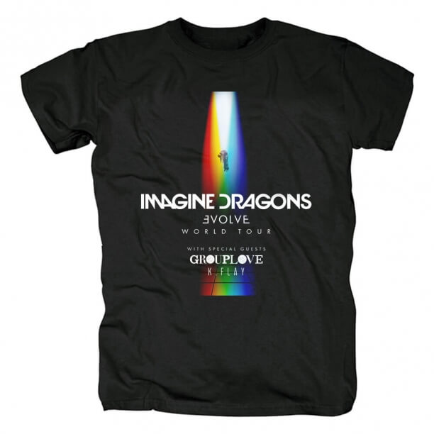 Nós Imagine Dragões Evoluir T-Shirt Rock Band Graphic Tees