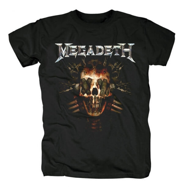 Us Megadeth 티셔츠 메탈 셔츠