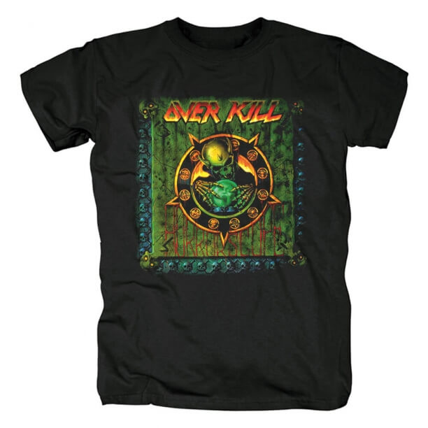 Bize Overkill Tişört Metal Kaya Grafik Tees