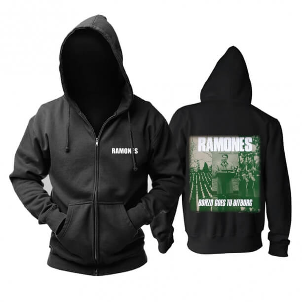 Abd Ramones Hoodie Sert Kaya Punk Rock Grubu Ter Gömlek