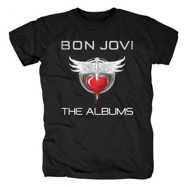 Wir Rock Band Tees Bon Jovi T-Shirt