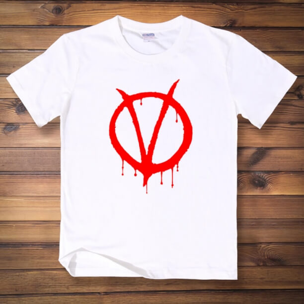 V pentru Vendetta V T-shirt pentru bărbați