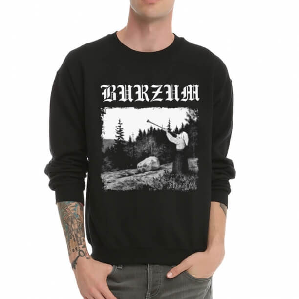 Varg Vikernes Burzum Black Metal Hoodie Crew Neck