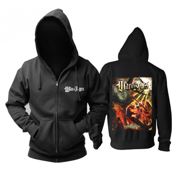 War Of Ages Hoodie Nós Metal Punk Rock Band Suéter