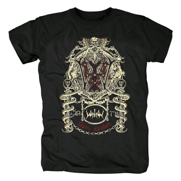 Watain Band T-Shirt Hard Rock Black Metal Rock Shirts