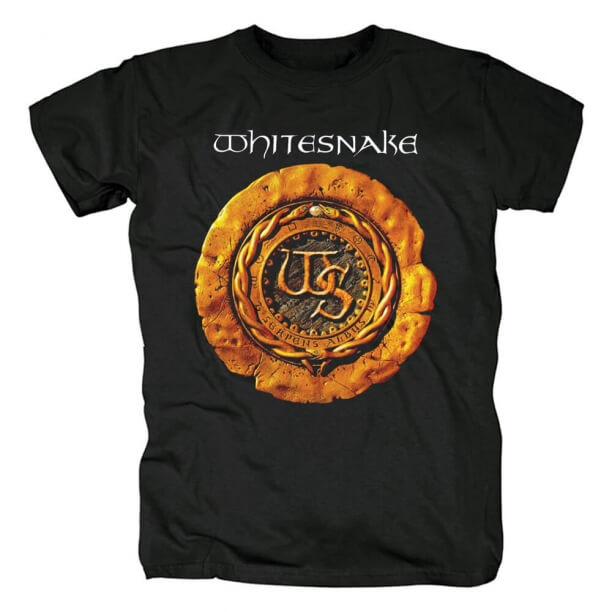 T-Shirt in metallo di Whitesnake The Definitive Collection