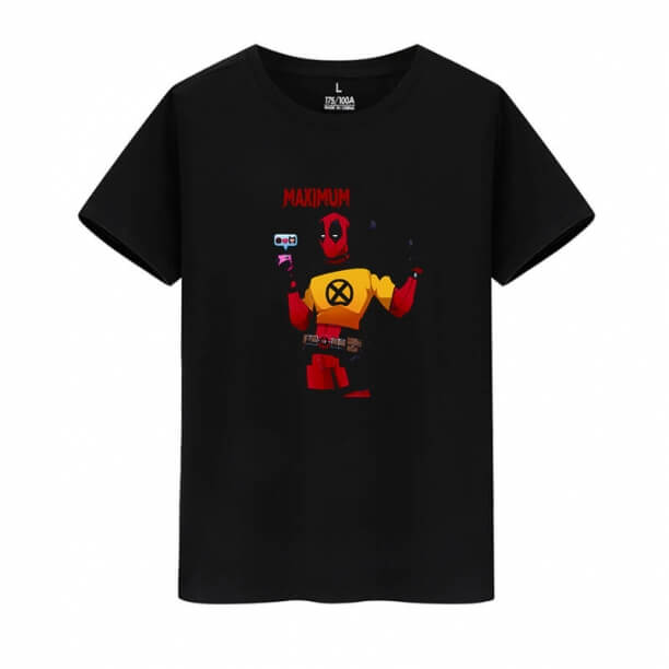 Kvalitet Tshirt Marvel Superhero Deadpool Shirts