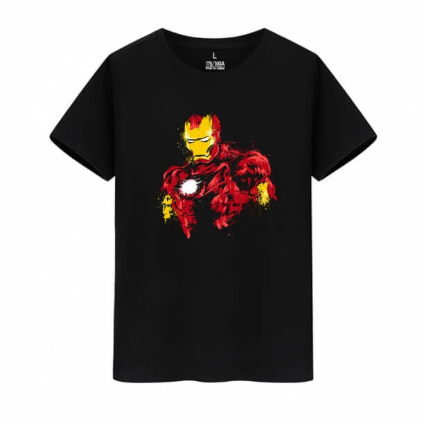 Marvel Hero Iron Man T-Shirts Avengers Tees