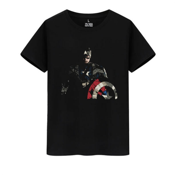 Captain America Tee Shirt Marvel Avengers Shirts