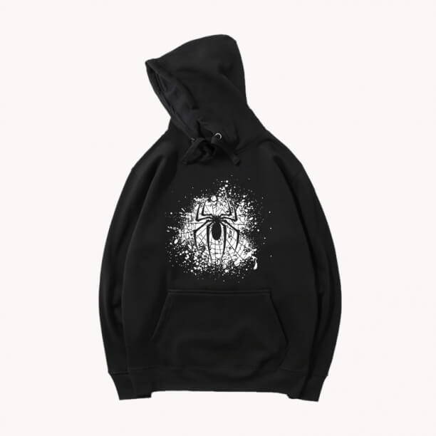 Sweats à capuche Black Coat Marvel Spiderman