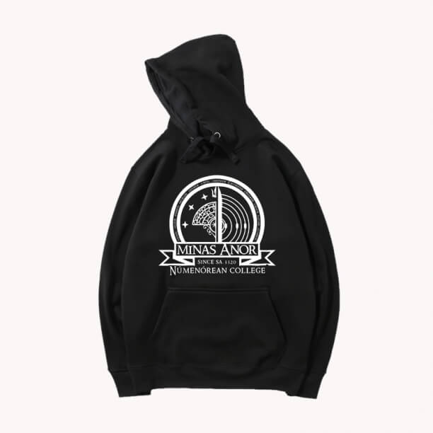 Siyah Hoodies Yüzüklerin Efendisi Ceket