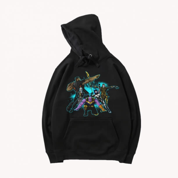 Serin Kapüşonlu Ceket Marvel Thanos Hoodie