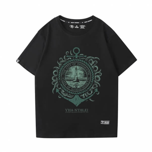 Cthulhu Mythos Camiseta Cool Necronomicon Camisas