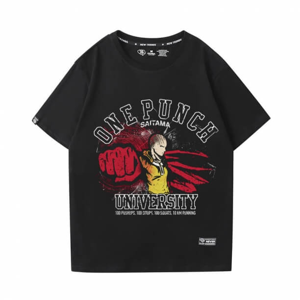 Uma camiseta de anime Punch Man Tee Vintage
