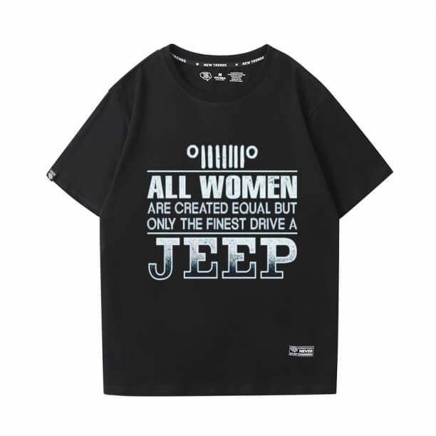 T-shirts En coton Jeep Wrangler de voiture