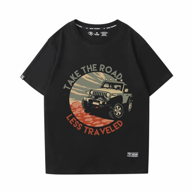 Bil shirts Bomuld Jeep Wrangler Tee Shirt