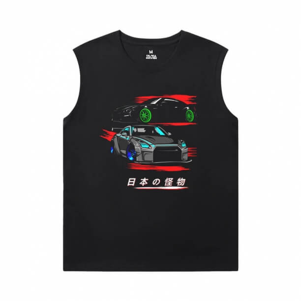 Xe Tees cá nhân hóa GTR Sleeveless Shirts Đối với Mens Online