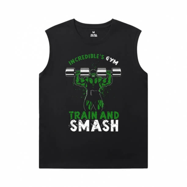 The Avengers Shirts Marvel Hulk Ærmeløs T shirt Herre Gym