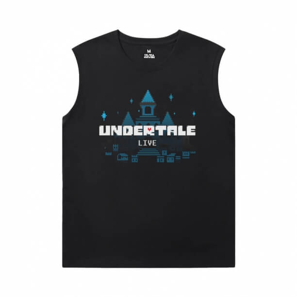 Undertale Tee Shirt Quality Annoying Dog Skull Sleeveless Tshirt For Men