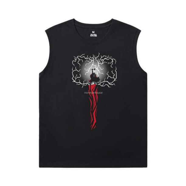 Thor Cheap Mens Sleeveless T Shirts Marvel The Avengers Tees