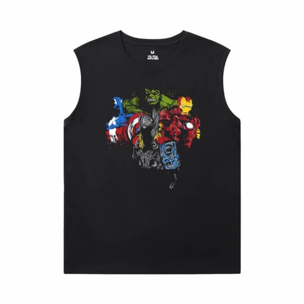 Thor Tees Marvel The Avengers Boys Camisetas sem Mangas