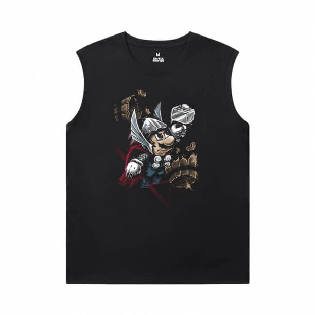 The Avengers Shirts Marvel Thor Sleeveless Tshirt Men