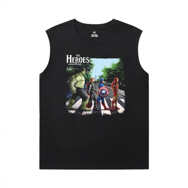 Marvel Thor T-Shirt The Avengers Men'S Sleeveless Graphic T Shirts